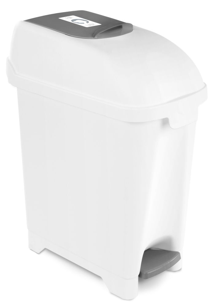 BALDE \ CONTENTOR DESY 10Lts - BRANCO/CINZA