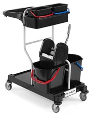 CARRO SERVIÇO LIMPEZA + ESFREGONA + PORTES