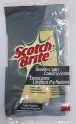 LUVA SCOTCH-BRITE LATEX PEQUENA - PAR