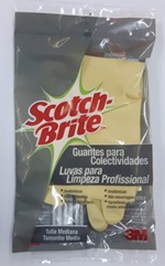 LUVA SCOTCH-BRITE LATEX GRANDE - PAR