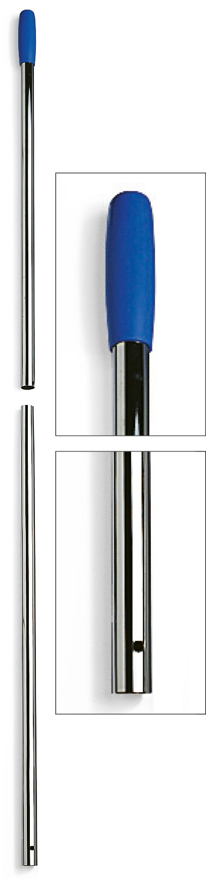 CABO DE FERRO CROMADO 130cm