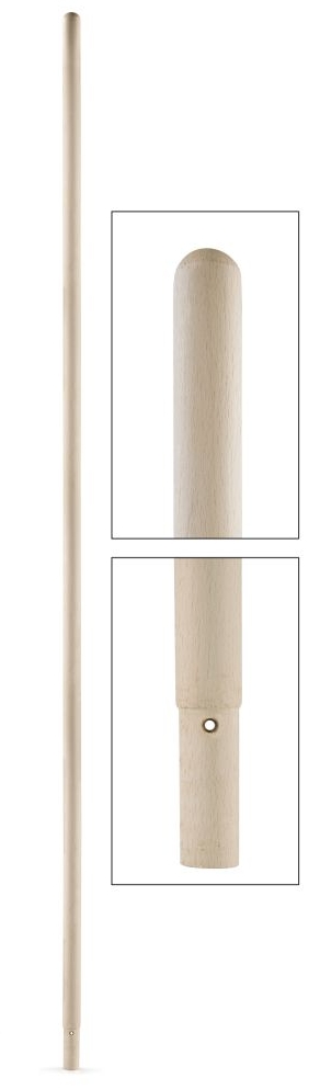 CABO DE MADEIRA C/FURO - 145cm - D.30m/m