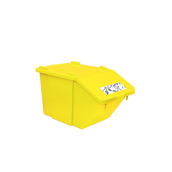 CONTENTOR PICK-UP AMARELO - 45 Lts