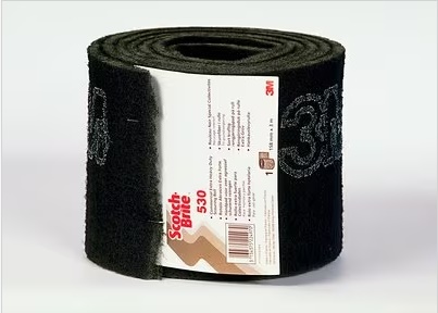 ROLO SCOTCH-BRITE 530 Limpeza Profunda PRETO 150mm x 3Mts