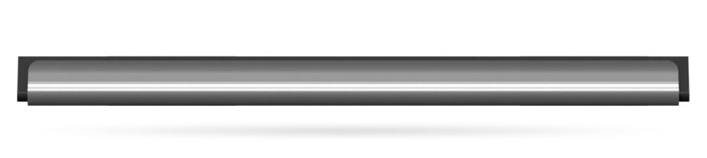 GUIA INOX C/BORRACHA - 25 cm.