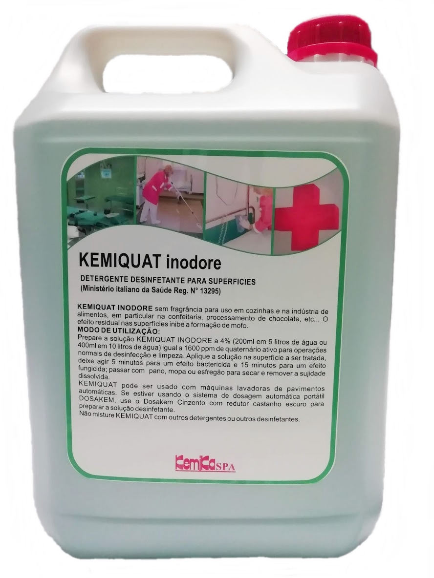 KEMIQUAT INODORE - Emb. 5 Lts. (DETERGENTE DESINFETANTE )