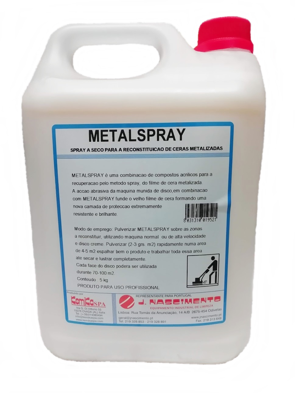 METALSPRAY - Emb. 5 Lts.