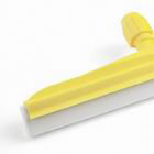 RODO PLÁSTICO AMARELO - BORRACHA BRANCA - 75 cm