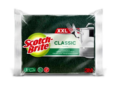 ESFREGÃO XXL SCOTCH-BRITE CLASSIC - Pack Individual - Emb. 36 Unid.